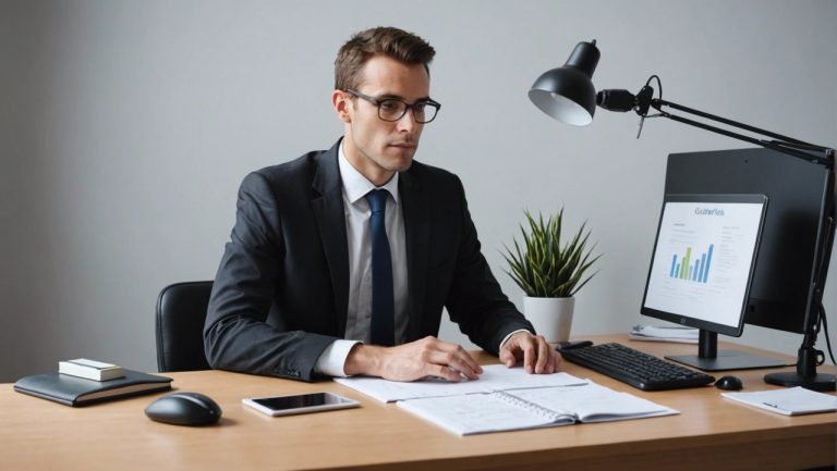 personne qui travaille bureau