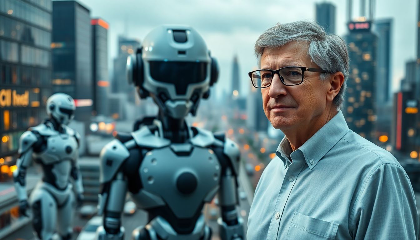 Bill Gates prédit un avenir sombre : seuls 3 métiers résisteront à l'IA